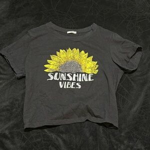 Sunshine Vibes Crop Top, Med